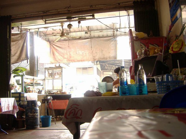 A local restaurant in Nong Khai