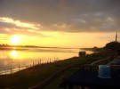 Sunset over the Mekong River