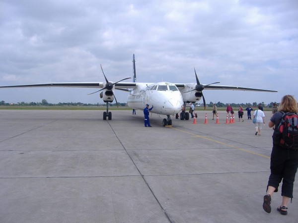 To Phnom Penh via Pakse by Lao Airline