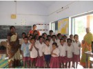 The students that benefitted from Gayathri’s efforts