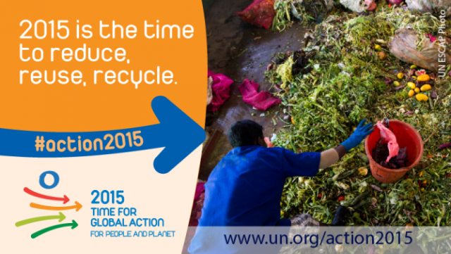 2015 is the time to reduce, reuse, recycle