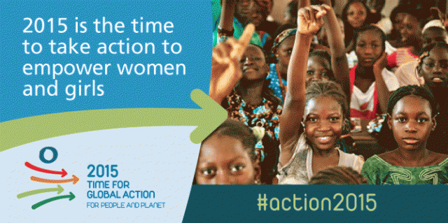 2015 is the time to take action to empower women and girls