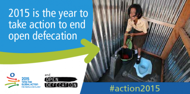 2015 is the year to take action to end open defecation