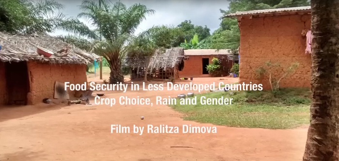 Food Security in Less Developed Countries Crop Choice, Rain and Gender