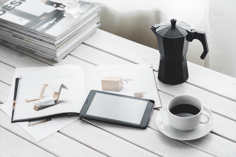 Workstation with Books