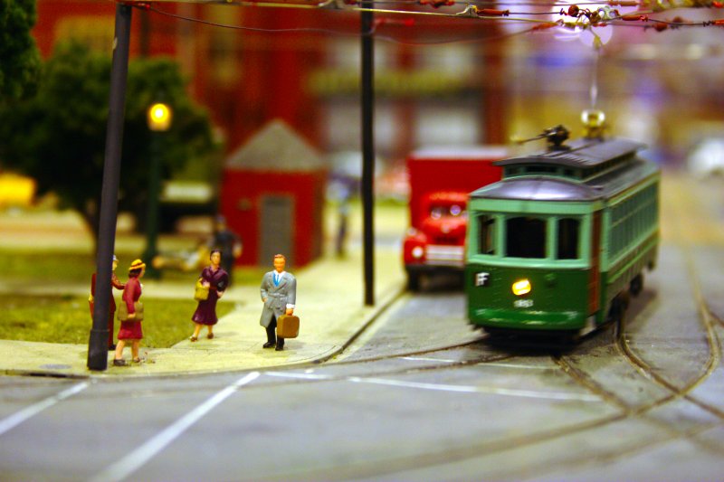 Photograph: Streetcar crossing